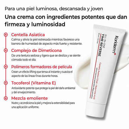 Ingredientes de Koriderm: Centella Asiática, vitamina E y más